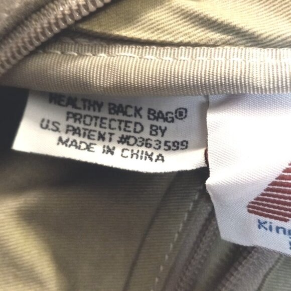 LL Bean Ameribag Unisex Healthy Back Bag Sling Backpack Suede Leather Vintage - Picture 9 of 12